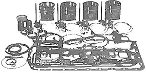 BASIC ENGINE OVERHAUL KIT FOR FORD TRACTORS