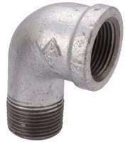 1-1/4 INCH X 1-1/4 INCH MNPT X FNPT  GALVANIZED STREET ELBOW - 90