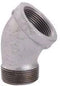 1-1/4 INCH X 1-1/4 INCH MNPT X FNPT  GALVANIZED STREET ELBOW - 90