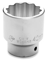 42MM X 12 POINT STANDARD IMPACT SOCKET - 3/4 INCH DRIVE