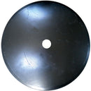 24.5 INCH X 6.5MM SMOOTH ROLLABLE EDGE SHALLOW CONCAVITY DISC BLADE WITH 1-3/4 INCH ROUND AXLE - FITS LANDOLL VERTICAL TILL