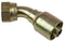 3/4 INCH HOSE X 1-3/16 ORFS FEMALE ELBOW - 45 SWIVEL