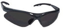 SAFETY GLASSES BLACK, SHADE LENS