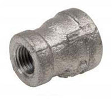 3/4 INCH X 1/2 INCH MNPT X FNPT GALVANIZED REDUCER COUPLING