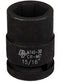 15/16 INCH X 6 POINT STANDARD IMPACT SOCKET - 3/4 INCH DRIVE