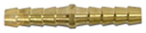 3/16 INCH X 3/16 INCH HOSE BARB X HOSE BARB  BRASS HOSE MENDER