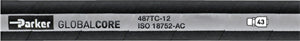 3/4 INCH X 250 FEET PARKER GLOBAL CORE 487 ISO 18752 HYDRAULIC HOSE - SUPER TUFF COVER