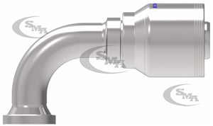 4S SERIES - 1-1/4 INCH HOSE X 1-1/4 INCH CODE 61 FLANGE 90 ELBOW