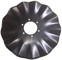 17 INCH X 4.5 MM 13 WAVE COULTER WITH 6 HOLES ON 5 INCH CIRCLE