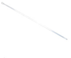 14-1/2 INCH WHITE ZIP TIE WITH 18 LB. RATING - 8/BAG