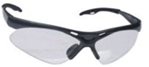 SAFETY GLASSES BLACK, CLEAR LENS