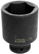 1-7/8 INCH X 6 POINT DEEP WELL IMPACT SOCKET - 3/4 INCH DRIVE