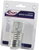 AGSMART QUICK COUPLER BODY - 1/2" BODY x 1/2"-14 NPT - VISIPACK