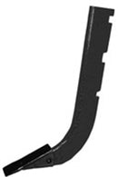 16 INCH REAR-NOTCHED BOX BLADE SHANK WITH POINT