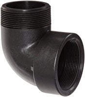 3 INCH X 3 INCH MNPT X FNPT  POLY STREET ELBOW - 90