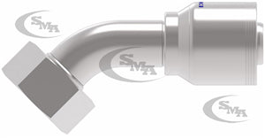 4S SERIES - 1-1/4 INCH HOSE X M52X2.0 DIN FEMALE 45 ELBOW SWIVEL