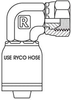 BSP FEMALE 90 DEGREE BEND WITH 3/8 INCH THREAD FOR 1/4 INCH HOSE