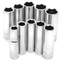 MET DW SOCKET SET - 3/8 DR X 10PC