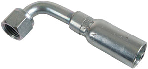 1/4 INCH HOSE X 9/16 INCH - 18 ORFS FEMALE ELBOW - 90 SWIVEL