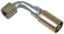 VARI-CRIMP SERIES - 1/2 INCH HOSE, WITH 3/4 X 16 THREAD SIZE, JIC FEMALE 90 ELBOW SWIVEL