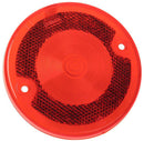 TAILLIGHT LENS, PLASTIC FOR DUOLAMP WITH FOMOCO ON LENS. TRACTORS: 1953 & UP