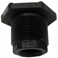 1" POLY BULKHEAD FITTING/VITON