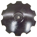 32 INCH X 8 MM NOTCHED CRIMP CENTER BLADE WITH 1-3/4 INCH SQUARE AXLE