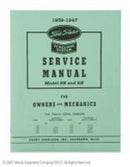 MANUAL, SERVICE. FOR TRACTORS: 9N, 2N, (1939 TO 1953)