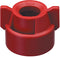 QUICKJET CAP FOR ROUND BODY SPRAY TIPS - RED    REPLACES CP25607 / 25608 SERIES