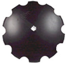 32 INCH X 10 MM NOTCHED WEAR TUFF ROME DISC BLADE WITH 2-1/8 INCH ROUND AXLE