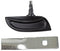 HANDLE AND STUD, HOOD DOOR, BLACK. TRACTORS: 9N, 2N, 8N