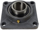 4 HOLE CAST IRON FLANGE WITH 2-3/4" BEARING - SET SCREW LOCK