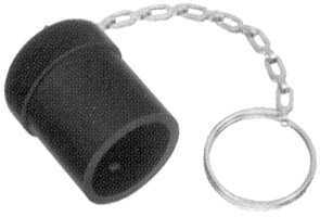 1/2" DUST CAP - RUBBER CAP WITH CHAIN