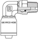 BSP MALE SWIVEL WITH 3/8 INCH THREAD FOR 3/8 INCH HOSE