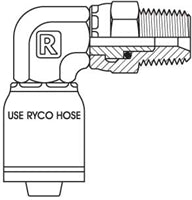 BSP MALE SWIVEL WITH 3/8 INCH THREAD FOR 3/8 INCH HOSE