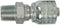 NPT MALE SWIVEL WITH 3/8 INCH THREAD FOR 1/4 INCH HOSE