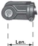 ROD CLEVIS- 1-1/4'' THREAD-1X4 PIN