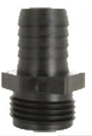 3/4 INCH X 1/2 INCH MNPT X HOSE BARB  POLY ELBOW - 90