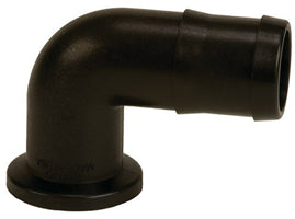 MANIFOLD FLANGE FITTING - 2" FLANGE X 90 DEGREE 1" HOSE BARB