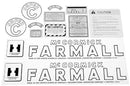 DECAL SET FOR FARMALL SUPER C