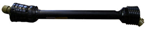 METRIC COMPLETE CV DRIVELINE - CAT 6 CV - WALTERCHEID SERIES 2580 STAR TUBING - 55" COMPRESSED LENGTH - FITS SEVERAL BUSH HOG AND JOHN DEERE FLEX WING MOWERS AND PEANUT COMBINES   1-3/4 - 20 SPLINE TRACTOR YOKE