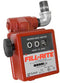 3-WHEEL MECHANICAL GRAVITY FLOW METER WITH STRAINER - LITERS- 1" NPT