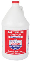 LUCAS SYNTHETIC SAE 75W-90 GEAR OIL - TRANSMISSION AND DIFFERENTIAL LUBE - GALLON