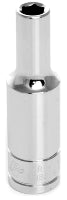 1/4 INCH X 6 POINT DEEP WELL IMPACT SOCKET - 3/8 INCH DRIVE