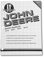 SHOP MANUAL FOR JOHN DEERE