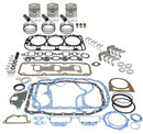 BASIC ENGINE KIT. CONTAINS STANDARD PISTONS, RINGS, COMPLETE GASKET KIT, PIN BUSHINGS