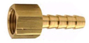 3/8 INCH X 3/8 INCH FNPT X HOSE BARB  BRASS