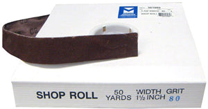 SANDPAPER 1-1/2" X 50 YD ROLL - 240 GRIT