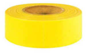 YELLOW MARKING TAPE - 1-3/16 INCH X 100 YARDS