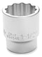 1-1/2 INCH X 12 POINT STANDARD IMPACT SOCKET - 3/4 INCH DRIVE